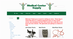 Desktop Screenshot of medicalcentersupply.com